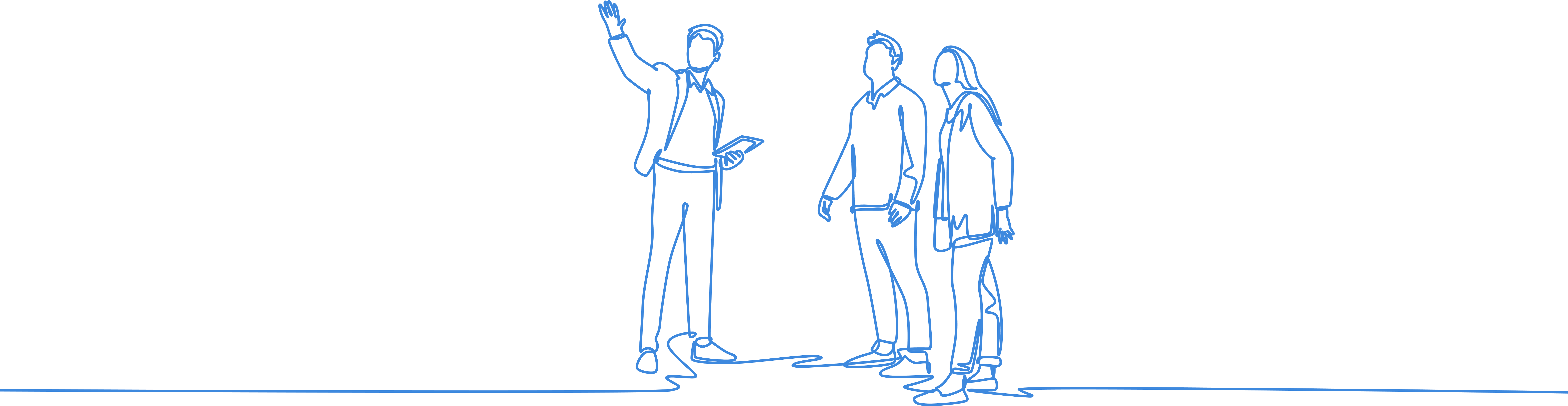 Illustration of teacher and students